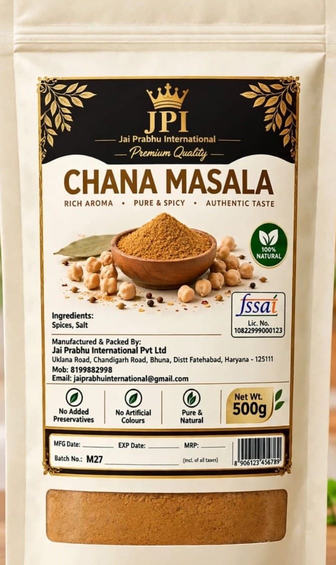 JPI Chana Masala 500g pouch